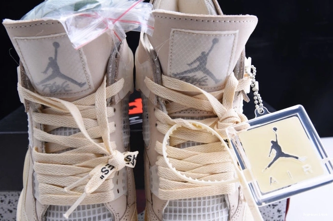 HYPE Sail Off-White Jordan 4 x CV9388-100 Air 0807